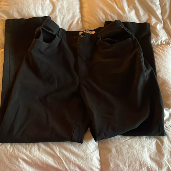 Black Tribal Dress Pants - Picture 2 of 5